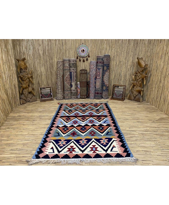 Handmade Turkish Kayseri Acrylic Original Kilim – FREE SHIPPING..!